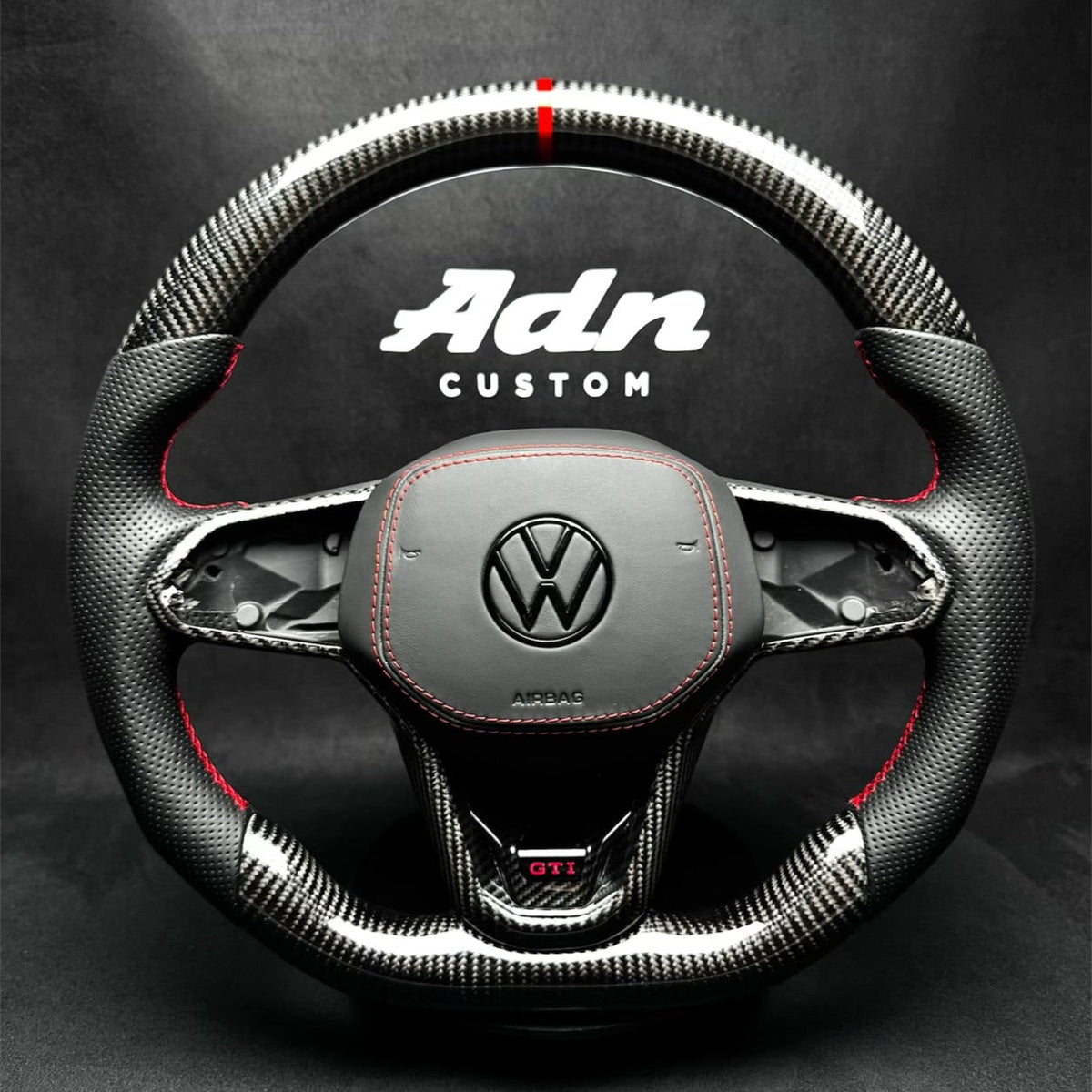 Volant Volkswagen Personnalisé Golf8/Polo R/GTI (2019-2025) AdnCustom