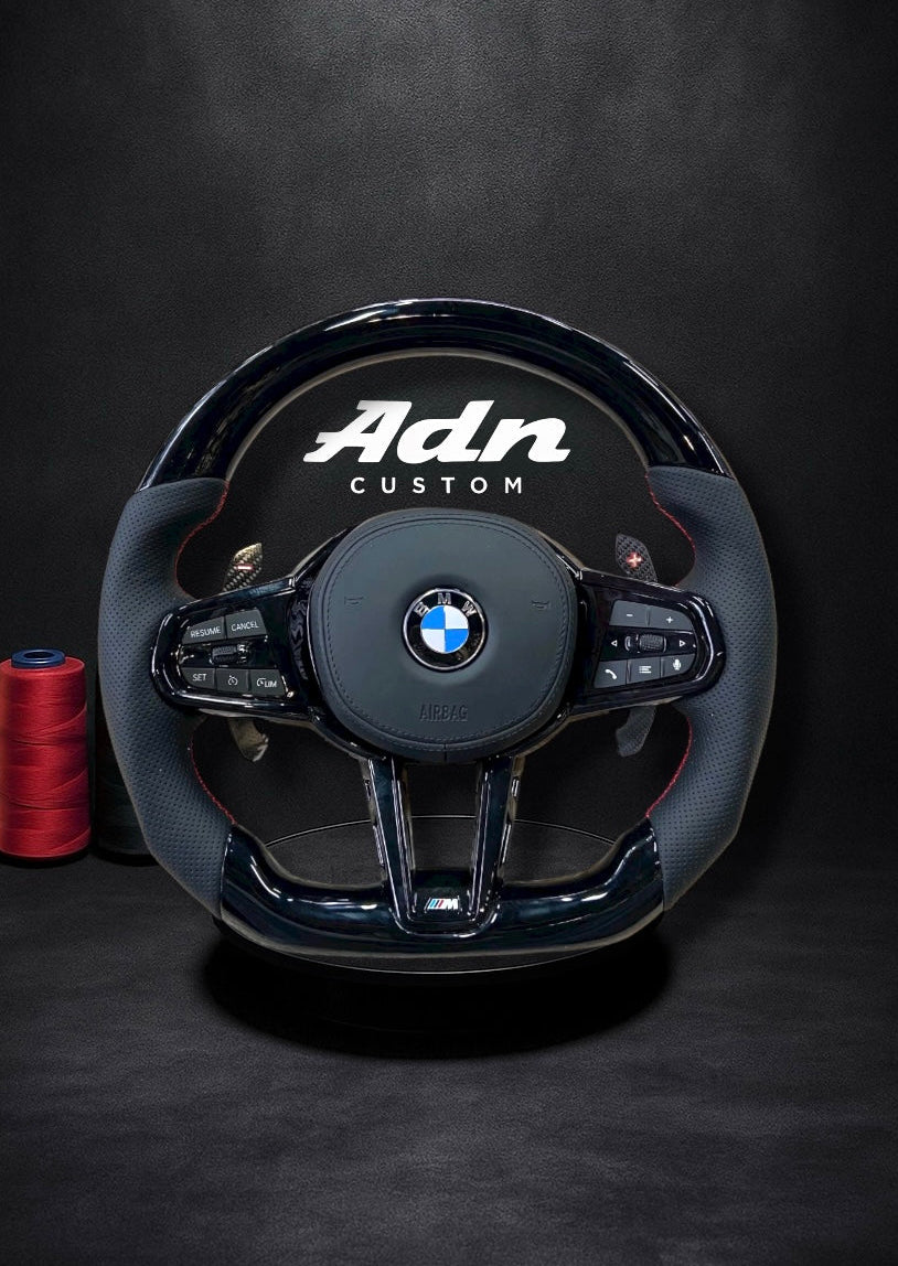 Volant Personnalisé Cuir/Alcantara BMW M2/M3/M4/M5/X..(G) (2018-2025) AdnCustom