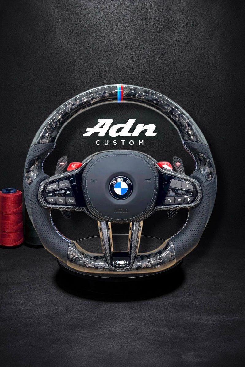 Volant Personnalisé Cuir/Alcantara BMW M2/M3/M4/M5/X..(G) (2018-2025) AdnCustom