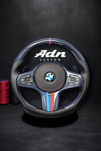 Volant Personnalisé Cuir/Alcantara BMW M2/M3/M4/M5/X..(G) (2018-2025) AdnCustom