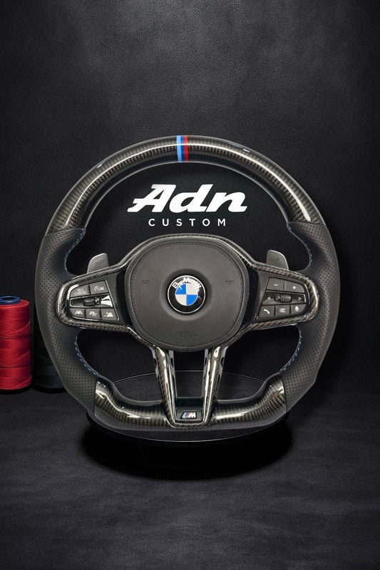 Volant Personnalisé Cuir/Alcantara BMW M2/M3/M4/M5/X..(G) (2018-2025) AdnCustom
