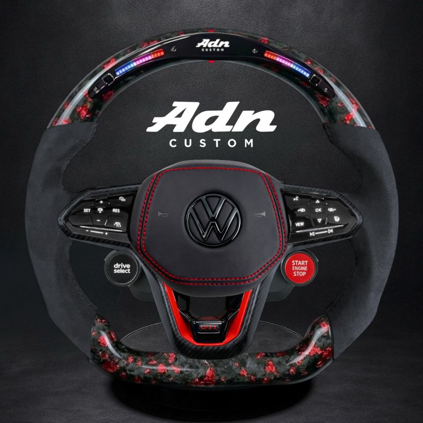 Volant Volkswagen Personnalisé Golf8/Polo R/GTI (2019-2025) AdnCustom