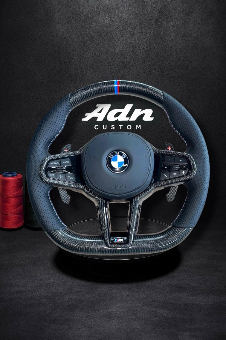 Volant Personnalisé Cuir/Alcantara BMW M2/M3/M4/M5/X..(G) (2018-2025) AdnCustom