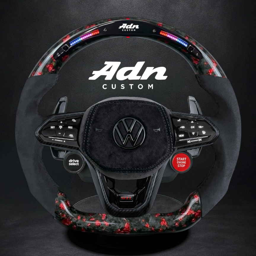 Volant Volkswagen Personnalisé Golf8/Polo R/GTI (2019-2025) AdnCustom