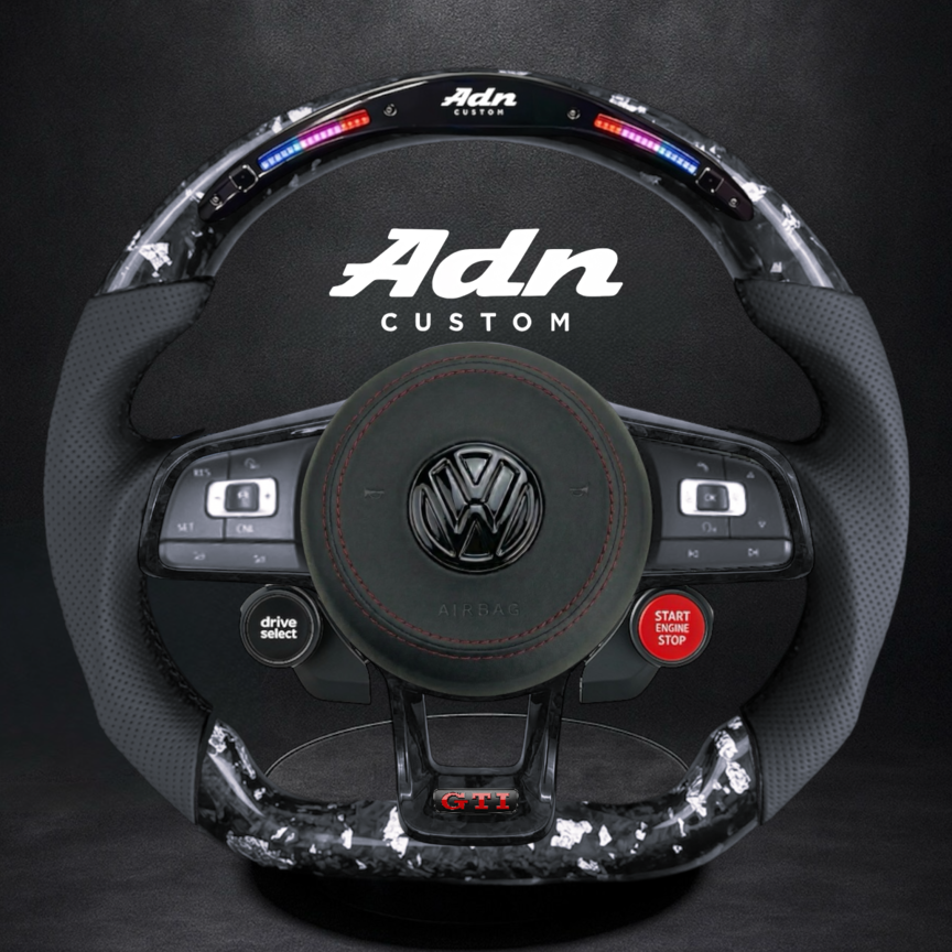 Volant Volkswagen Personnalisé Golf7/Polo R/GTI (2012-2020) AdnCustom