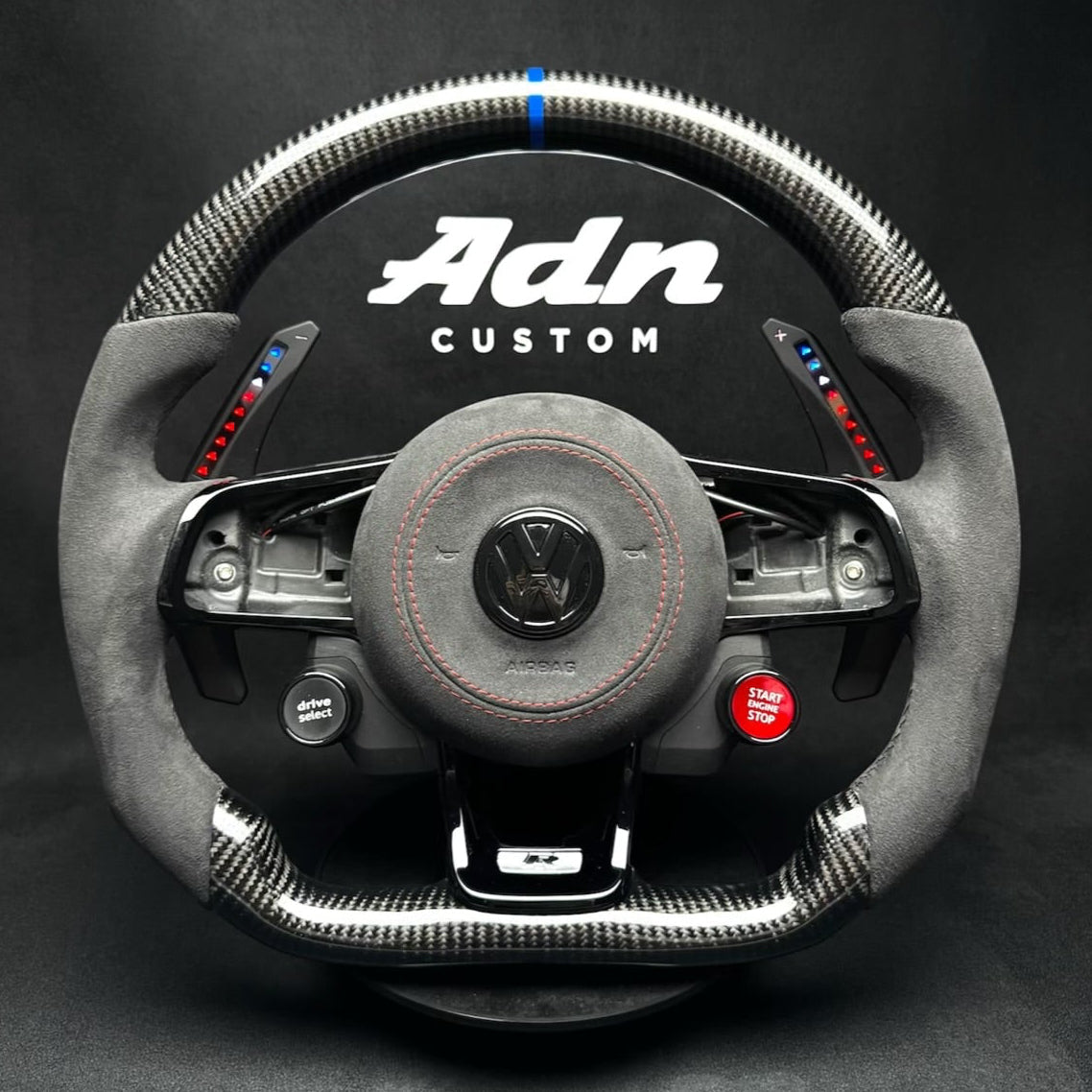 Volant Volkswagen Personnalisé Golf7/Polo R/GTI (2012-2020) AdnCustom