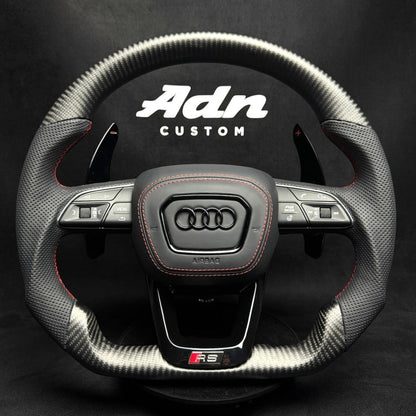 Volant Audi personnalisé A / S / RS / Q / SQ / RSQ (2018-2026) AdnCustom