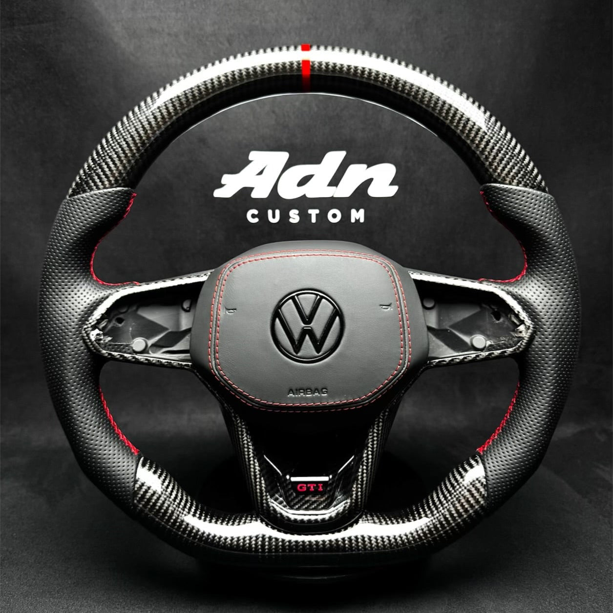 Volant Volkswagen Personnalisé Golf8/Polo R/GTI (2019-2025) AdnCustom