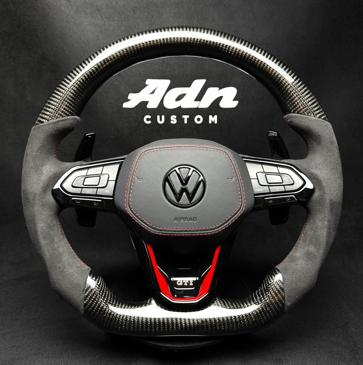 Volant Volkswagen Personnalisé Golf8/Polo R/GTI (2019-2026) AdnCustom