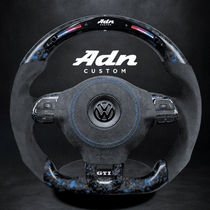 Volant VW personnalisé Golf 6 GTI R Polo Scirocco Passat (2008-2013) AdnCustom