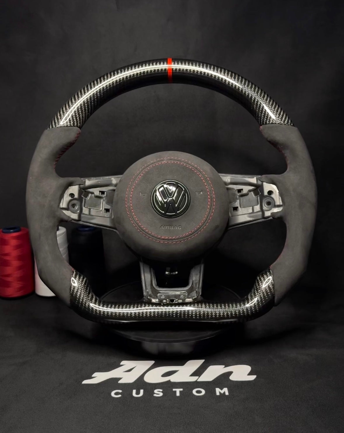 Volant Volkswagen Personnalisé Golf7/Polo R/GTI (2012-2020) AdnCustom