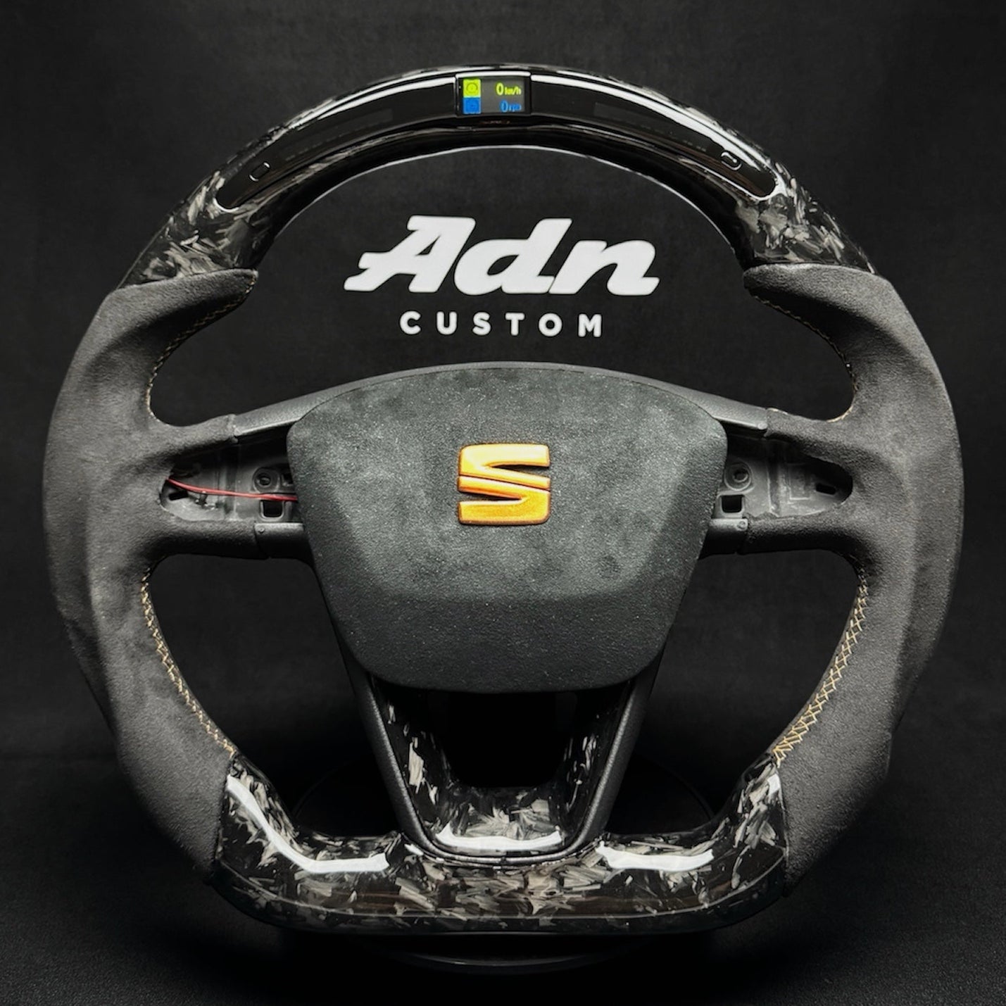 Volant personnalisé SEAT CUPRA/FR 5F LEON/IBIZA/ATECA (2013-2019) AdnCustom