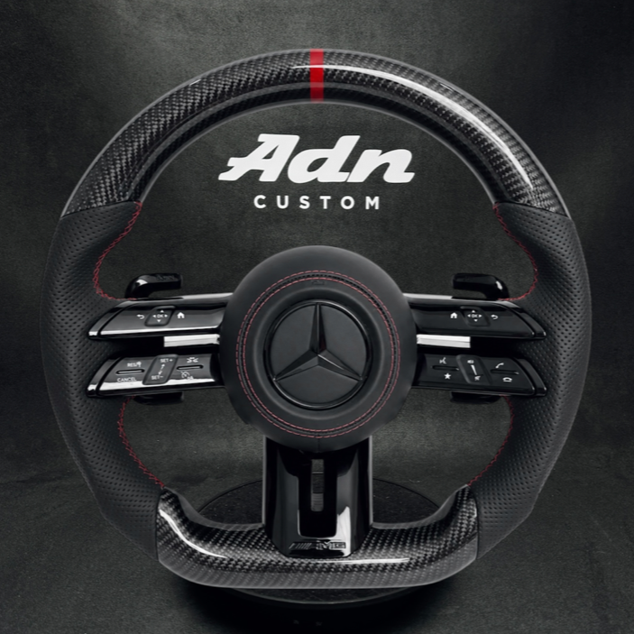 Volant Mercedes personnalisé Classe A C E CLA GLA GLE GLS (2018-2026) AdnCustom