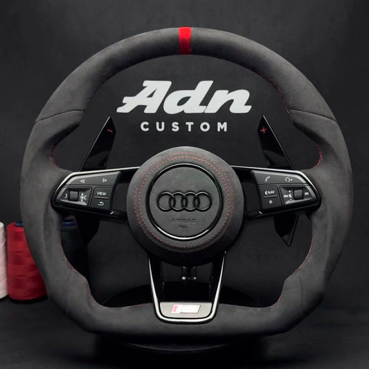 Volant Audi personnalisé TT, TTS, TTRS, R8, RS3 Sur mesure - (2014-2023) AdnCustom