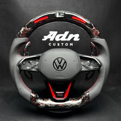 Volant Volkswagen Personnalisé Golf8/Polo R/GTI (2019-2025) AdnCustom
