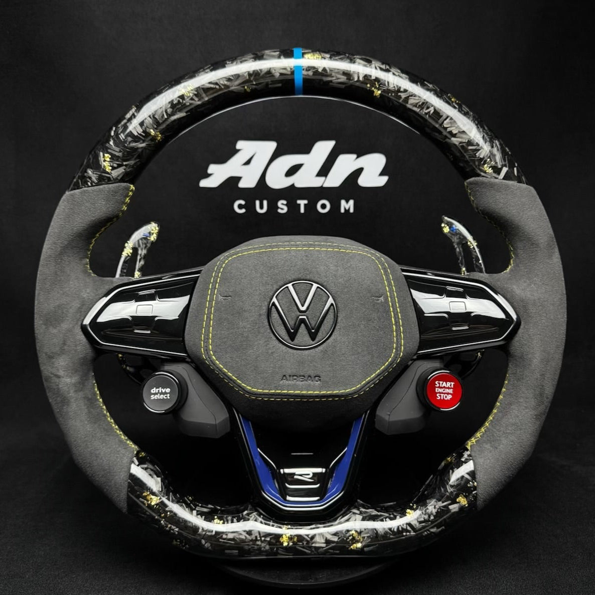 Volant Volkswagen Personnalisé Golf8/Polo R/GTI (2019-2025) AdnCustom