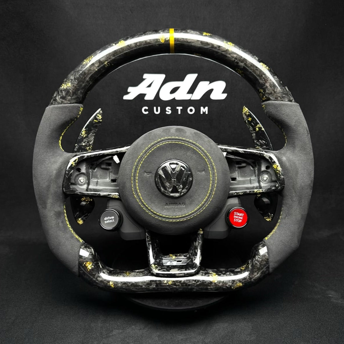 Volant Volkswagen Personnalisé Golf7/Polo R/GTI (2012-2020) AdnCustom