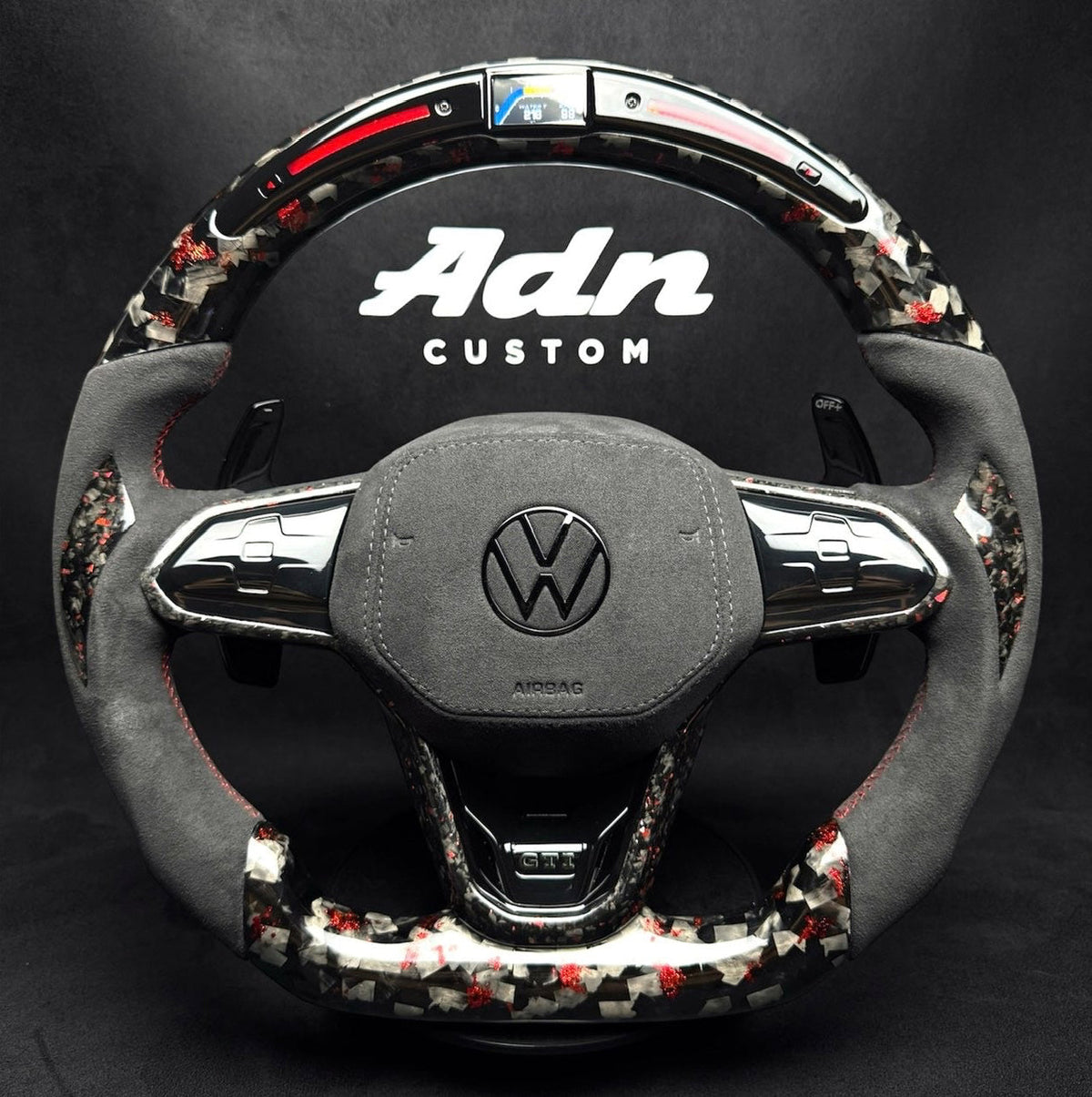 Volant Volkswagen Personnalisé Golf8/Polo R/GTI (2019-2026) AdnCustom