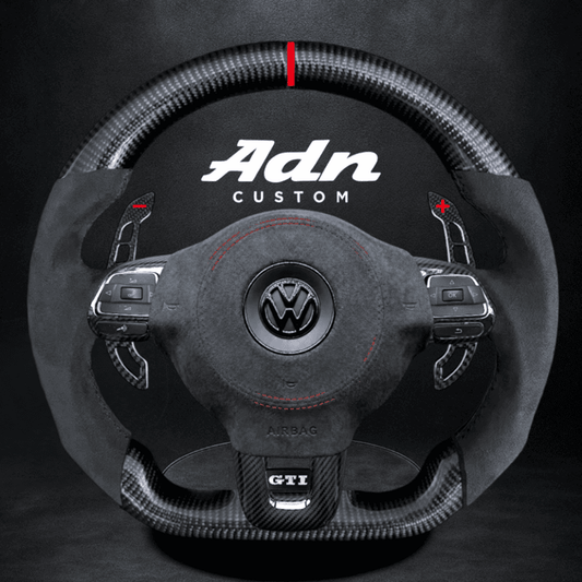 Volant VW personnalisé Golf 6 GTI R Polo Scirocco Passat (2008-2013) AdnCustom