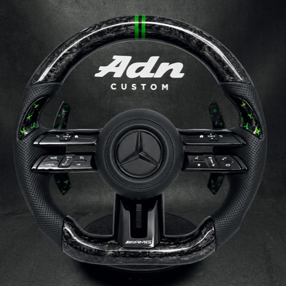 Volant Mercedes personnalisé Classe A C E CLA GLA GLE GLS (2018-2026) AdnCustom