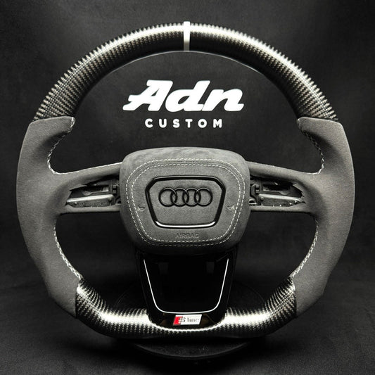 Volant Audi personnalisé A / S / RS / Q / SQ / RSQ (2018-2025) AdnCustom